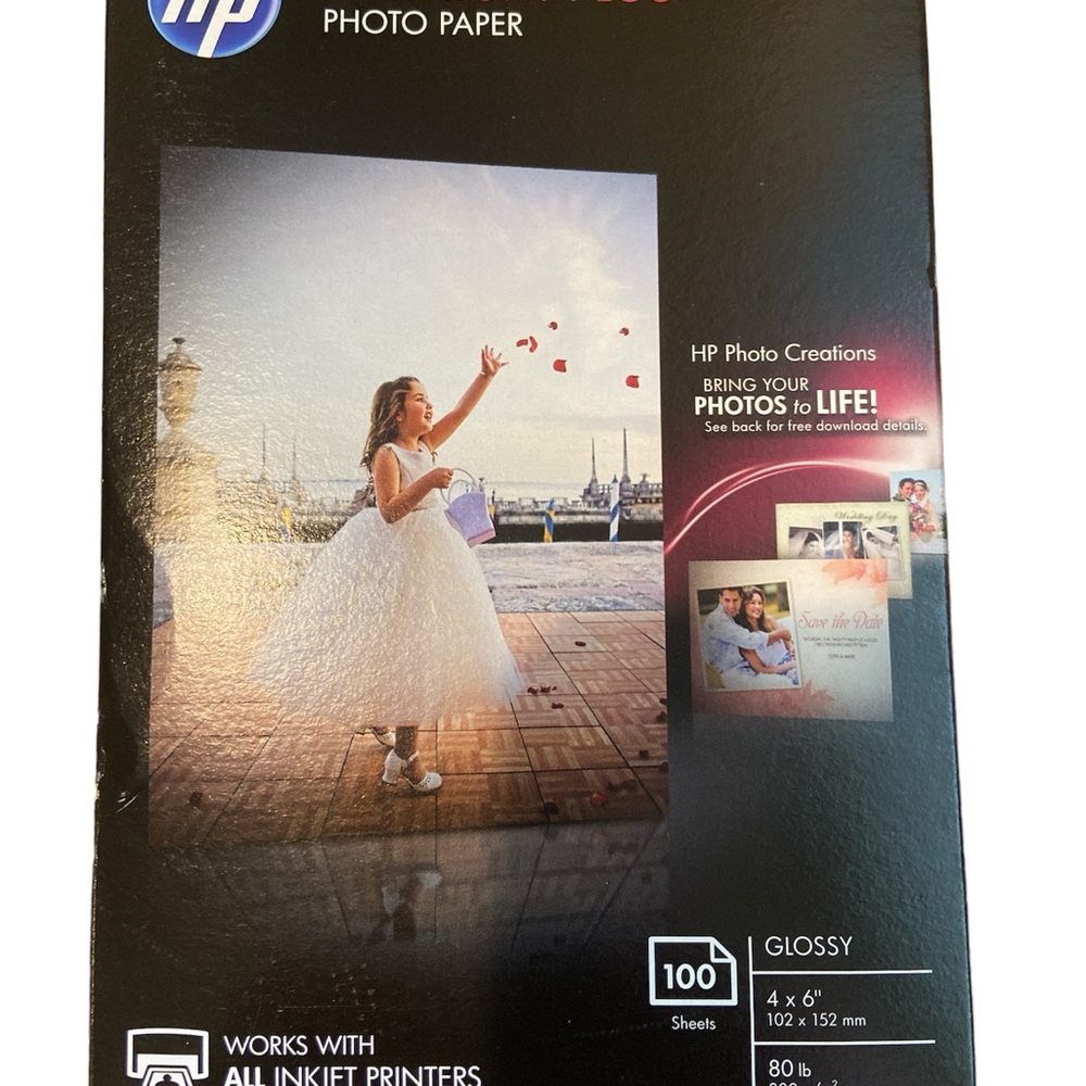 Hp Premium Plus Photo Paper Glossy 4x6”